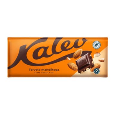 KALEV Tume šokolaad tervete mandlitega 190g product_info