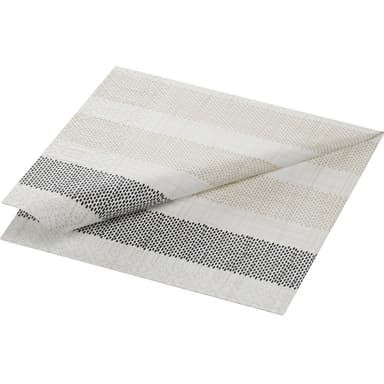DUNI Salvrätikud Rigato 33x33cm 250tk (3-kihil,must triip) product_info
