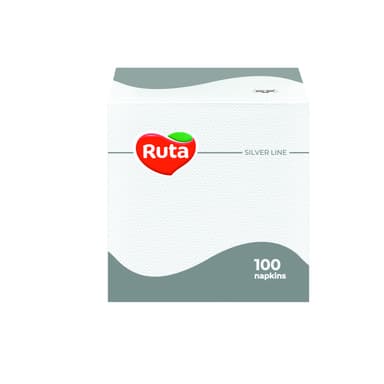 RUTA Silver Line Salvrätikud 24х24cm 100tk (1-kihiline) product_info