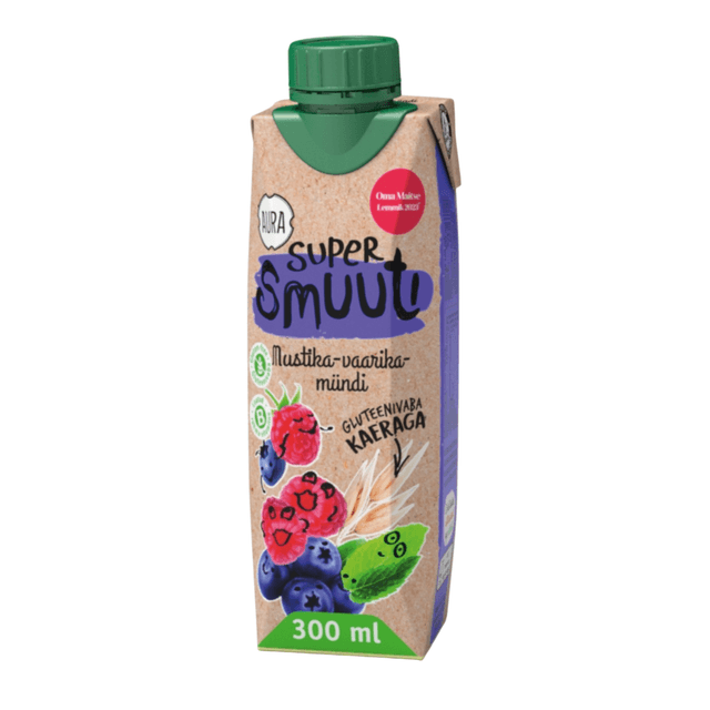 AURA Super smuuti mustika-vaarika-mündi kaeraga 0,3l product_info