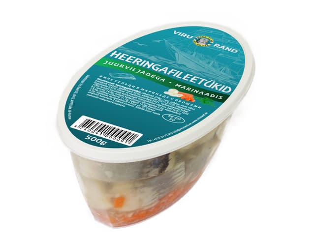 VIRU RAND Heeringafileetükid juurviljadega marinaadis 500g product_info