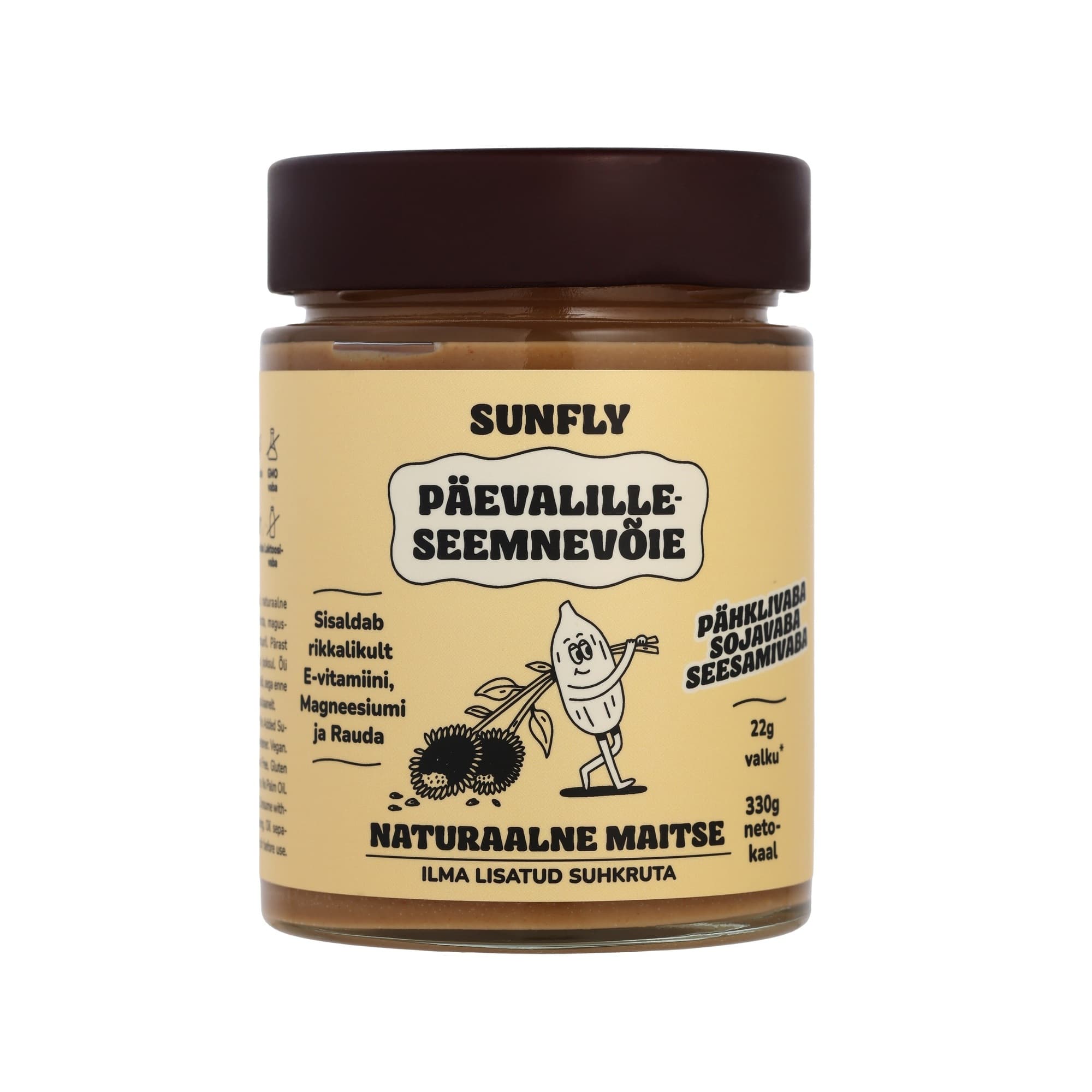 SUNFLY Päevalilleseemnevõie 330g (ilma lisatud suhkruta)_0