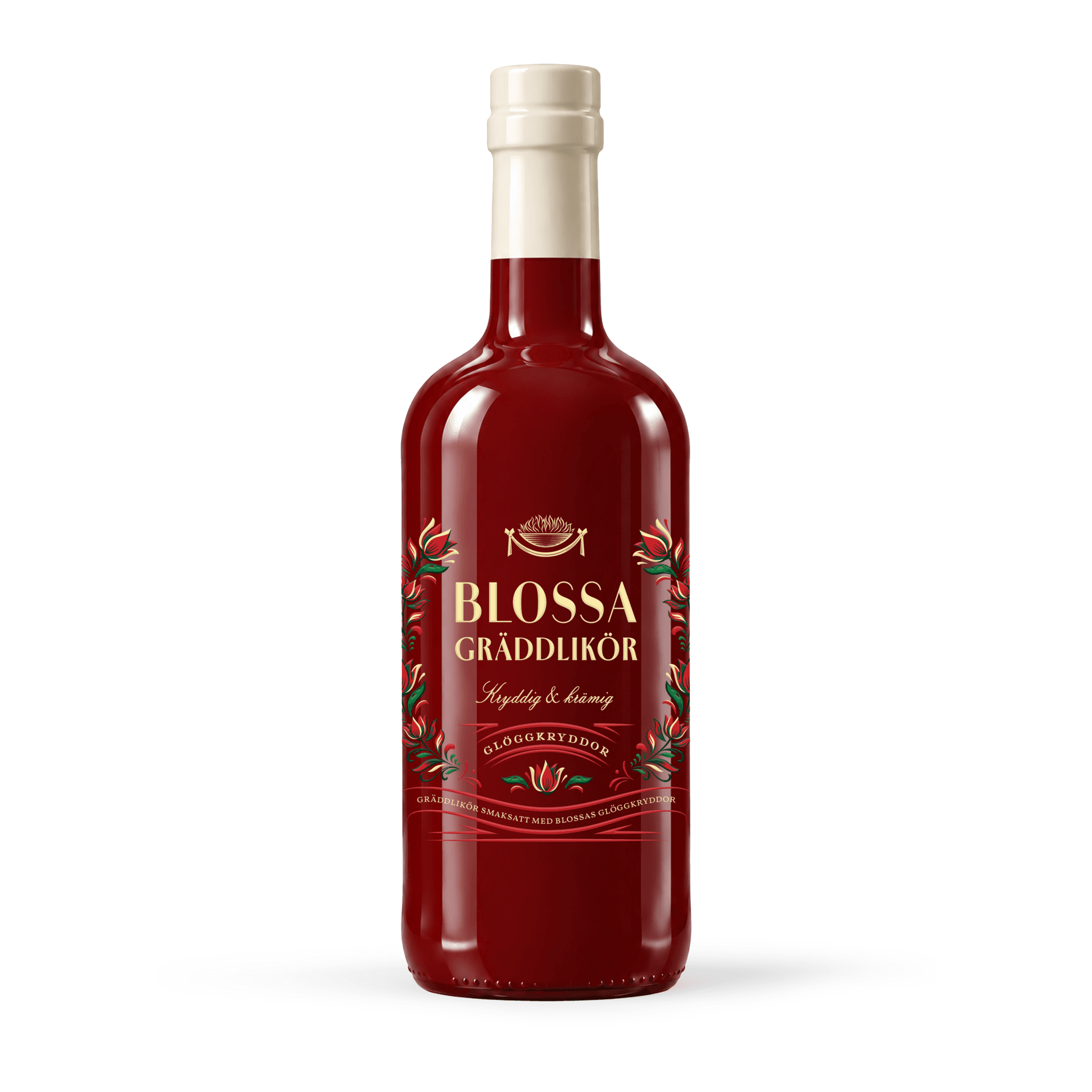 BLOSSA Glögg Cream Liqueur Gräddlikör 17% 50cl (klaas)_0