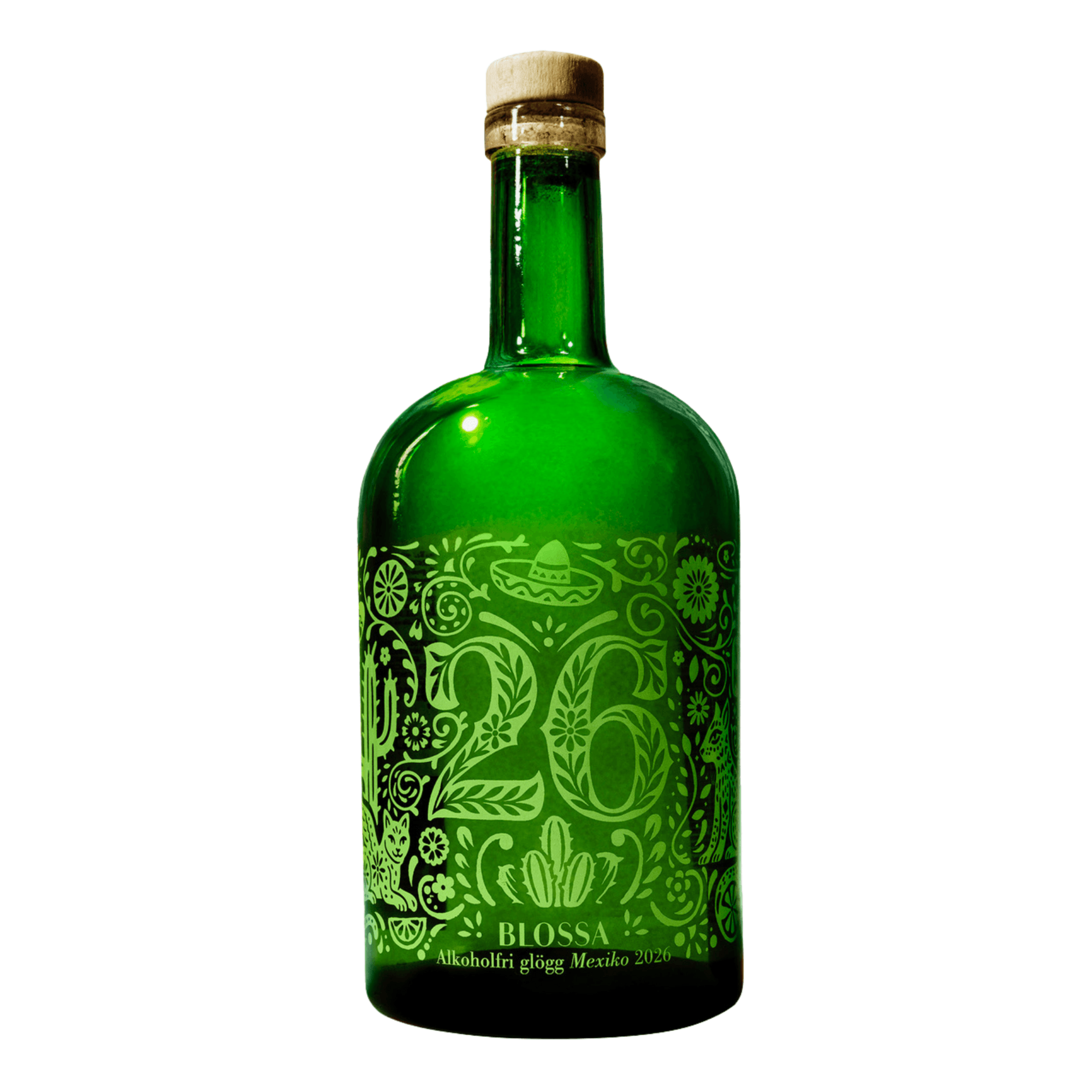 BLOSSA Alkoholivaba Glögg 26 0,5% 75cl (klaas)_0