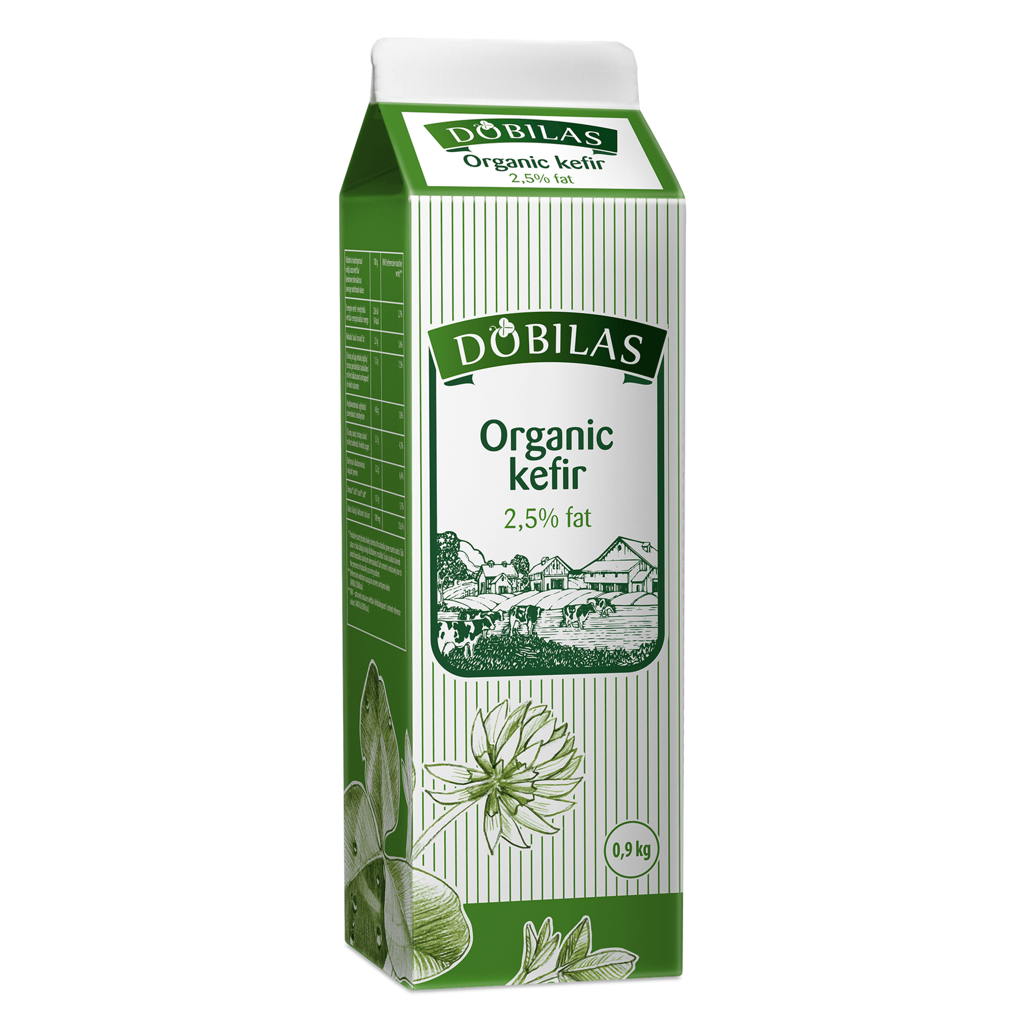 DOBILAS Mahekeefir 2,5% 900g_0
