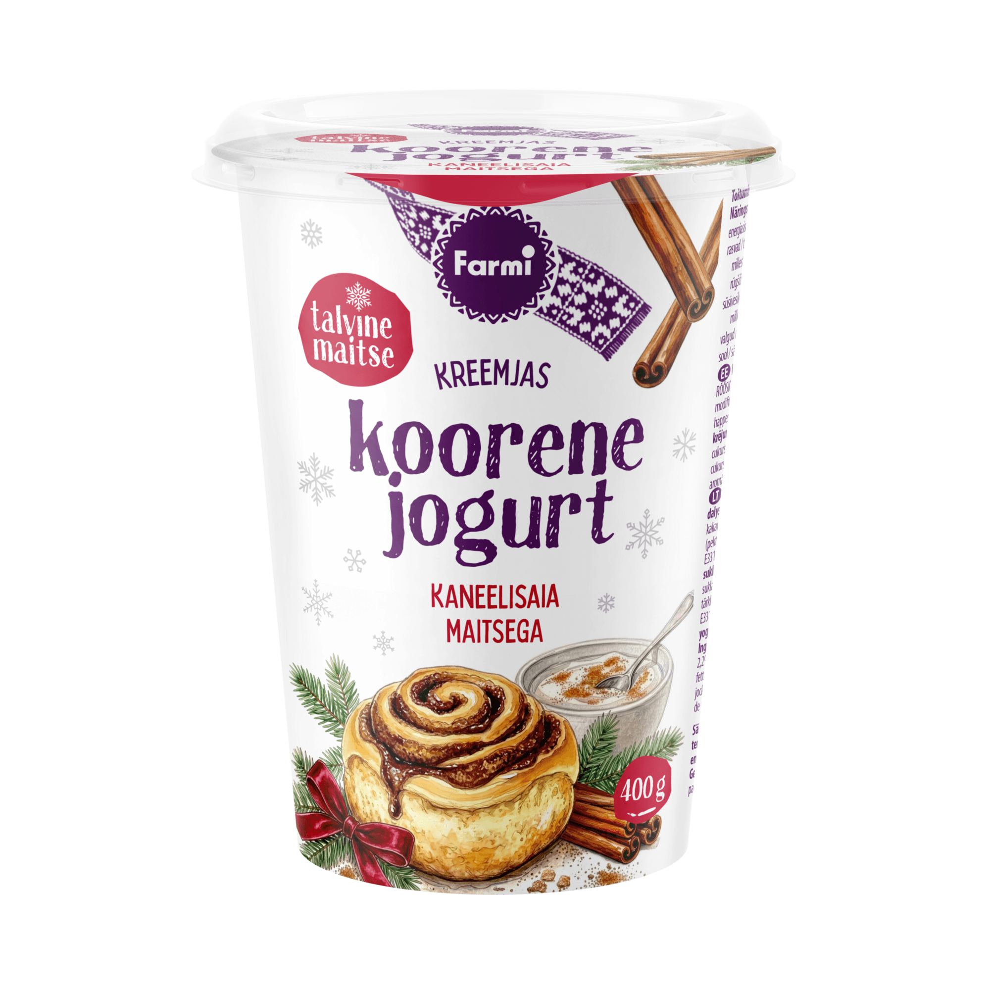 FARMI Koorene jogurt kaneelisaia maitsega 400g_0