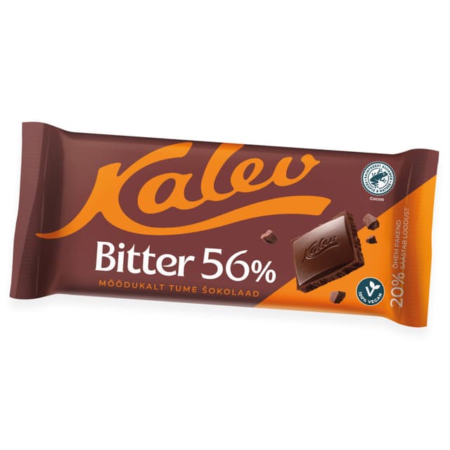 KALEV Tume šokolaad Bitter 56% 100g product_info