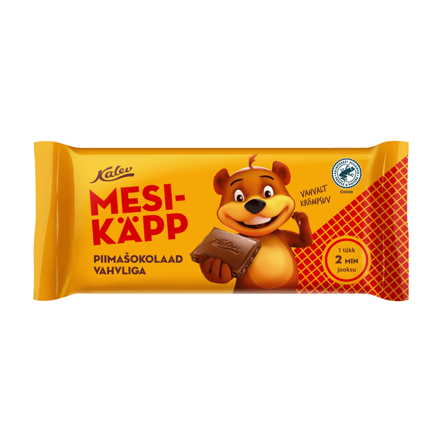 KALEV Piimašokolaad Mesikäpp vahvliga 100g product_info
