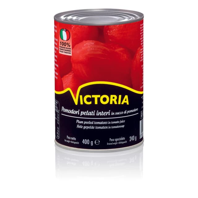 VICTORIA Kooritud tomatid 400g (plekkpurk) product_info