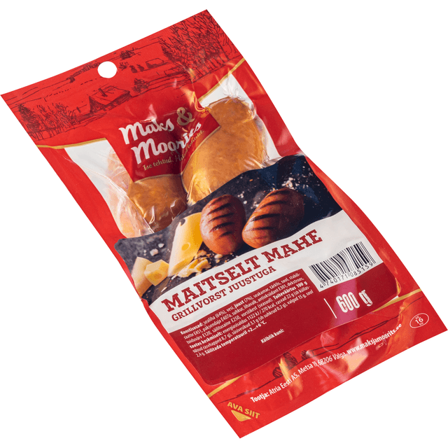MAKS&MOORITS Maitselt mahedad grillvorstid juustuga 600g product_info