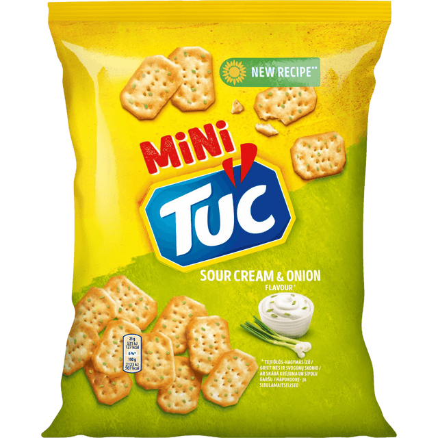 TUC Kreekerid mini hapukoore- ja sibulamaitselised 100g product_info