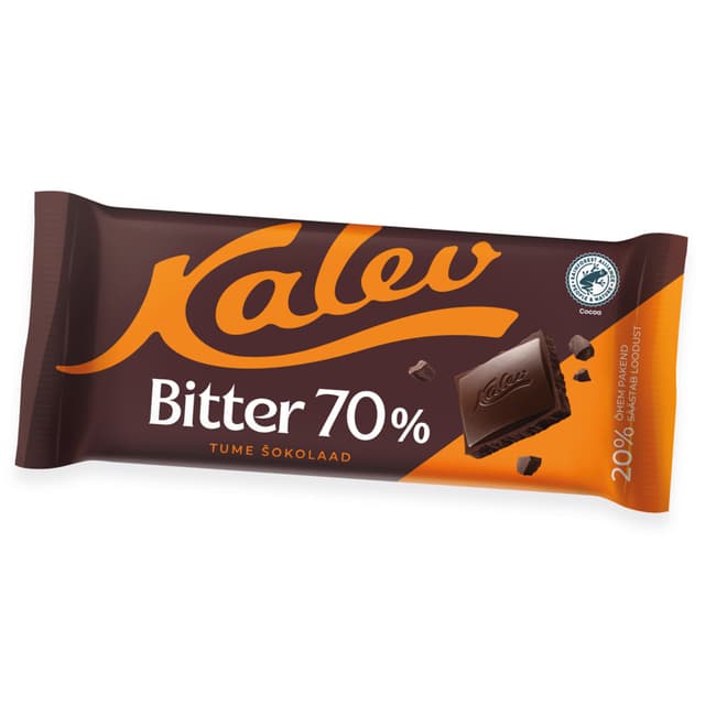 KALEV Tume šokolaad Bitter 70% 100g product_info