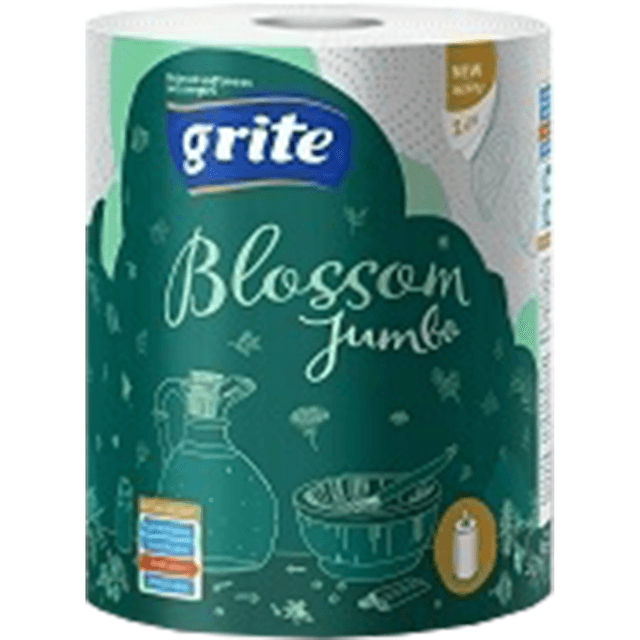 GRITE Blossom XL Paberkäterätik rullis 325tk (2 kihiline) product_info
