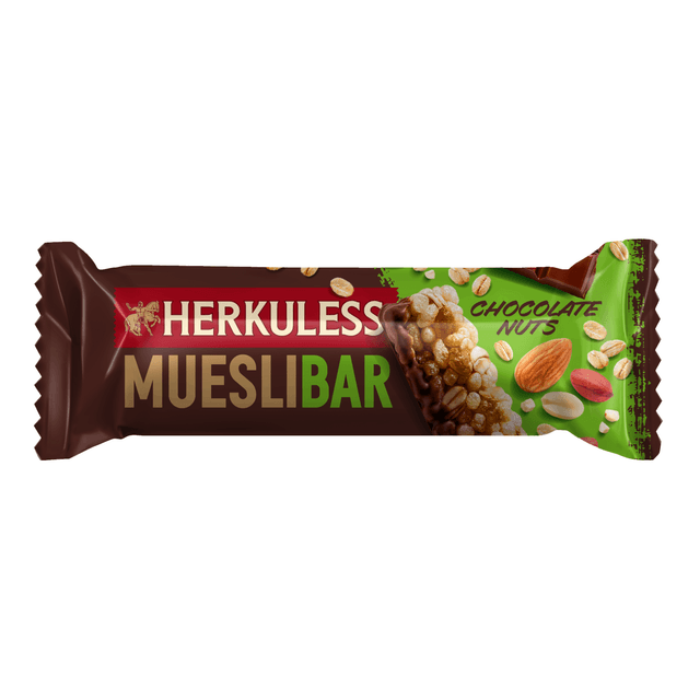 HERKULESS Müslibatoon šokolaadi ja pähklitega 25g product_info