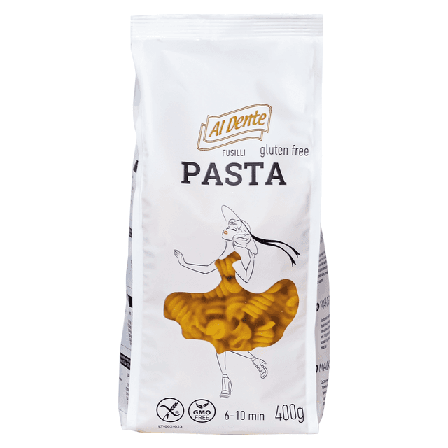 AL DENTE Fusilli pasta 400g (gluteenivaba) product_info