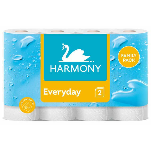HARMONY Everyday Majapidamispaber 4rl (2-kihiline,valge) product_info