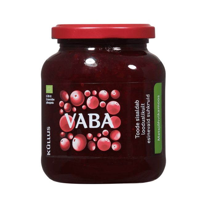 KÜLLUS VABA Öko Metsjõhvikamoos 400g (suhkruvaba) product_info