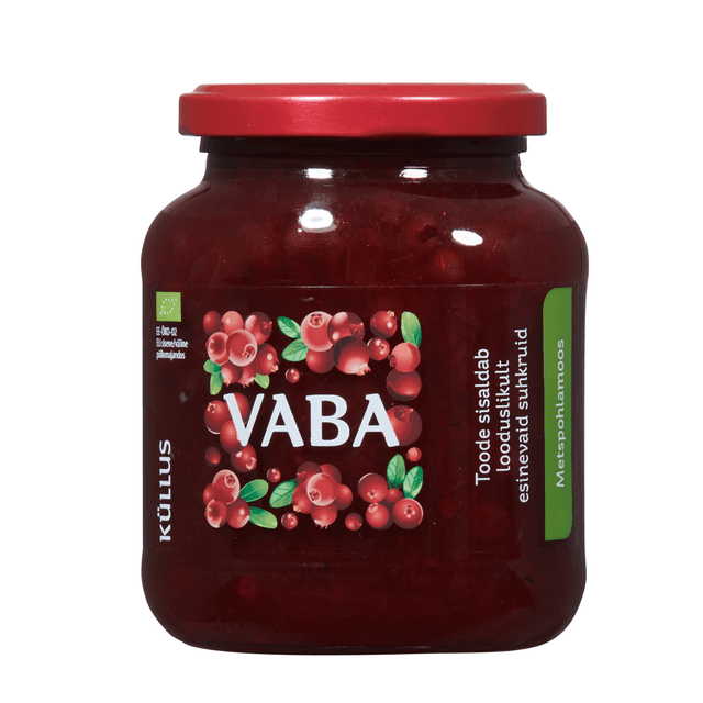 KÜLLUS VABA Öko Metspohlamoos 400g (suhkruvaba) product_info