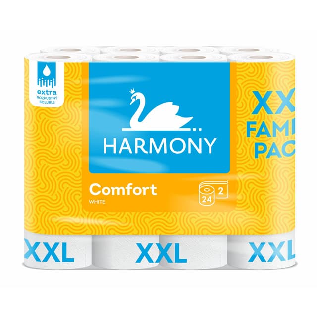 HARMONY Comfort XXL Tualettpaber 24rulli (2 kihiline,valge) product_info