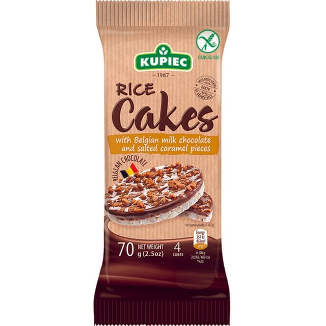 KUPIEC Riisivahvlid piimašokolaadi ja soolakaramelliga 70g product_info