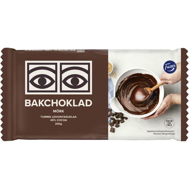 FAZER Küpsetusšokolaad tume(45%kakao sisaldus)200g product_info