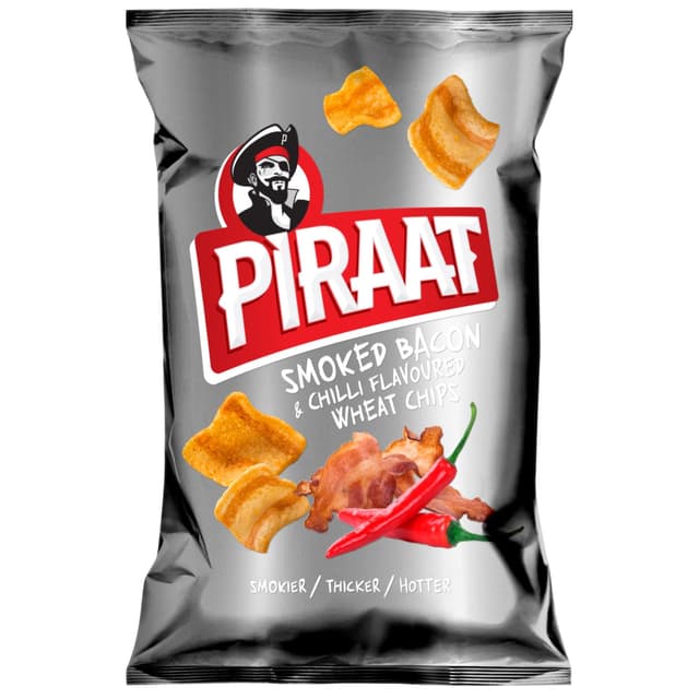 PIRAAT Nisukrõpsud suitsupeekoni- ja tšillimaitselised 150g product_info