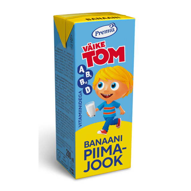PREMIA Väike Tom banaani piimajook 200ml(kõrgkuumutatud) product_info