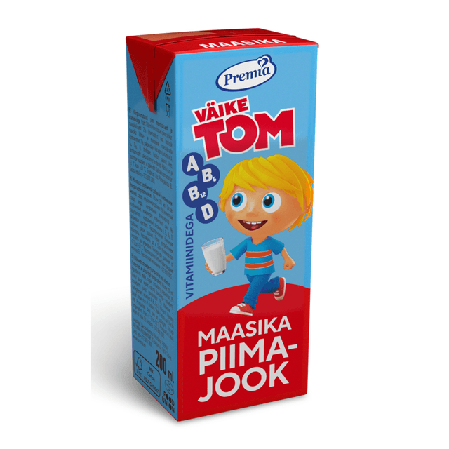 PREMIA Väike Tom maasika piimajook 200ml(kõrgkuumutatud) product_info