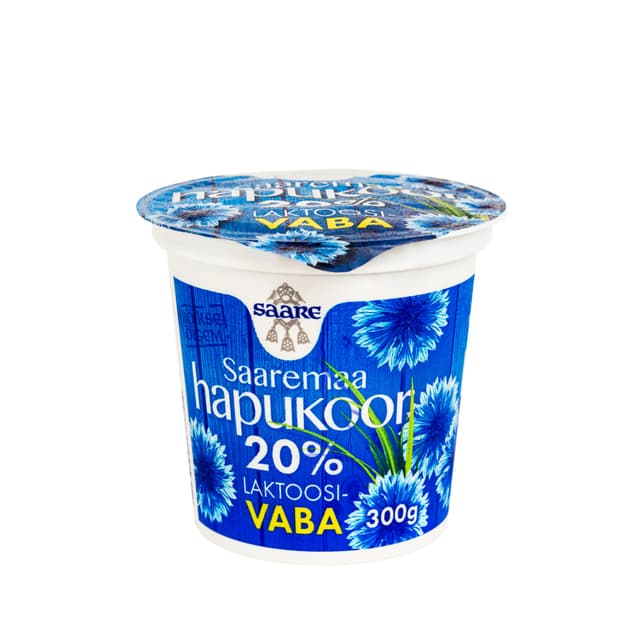 SAARE Hapukoor 20% 300g(laktoosivaba) product_info