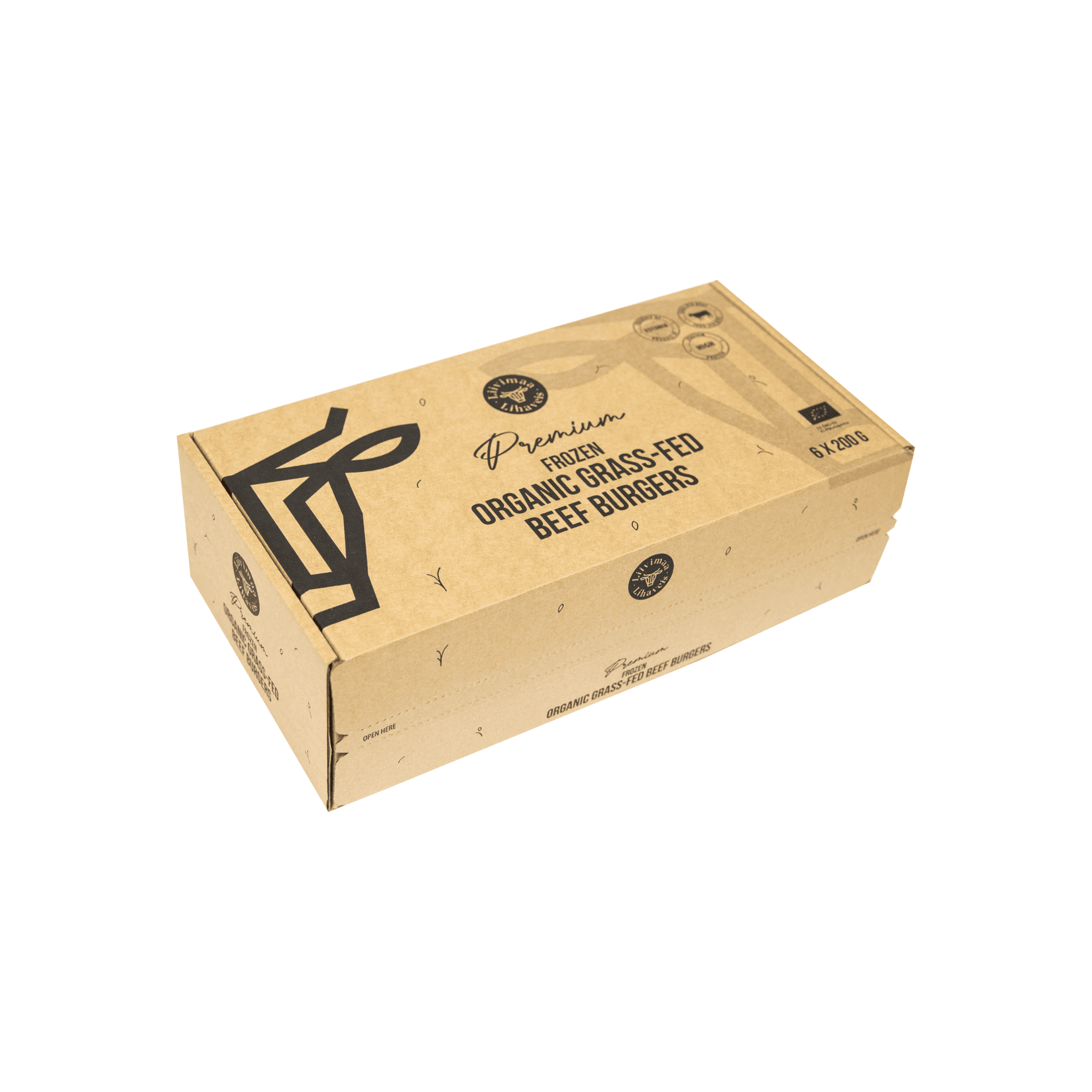 LIIVIMAA LIHAVEIS Mahe lihaveise burgeripihvid 6x200g(külm.)_0