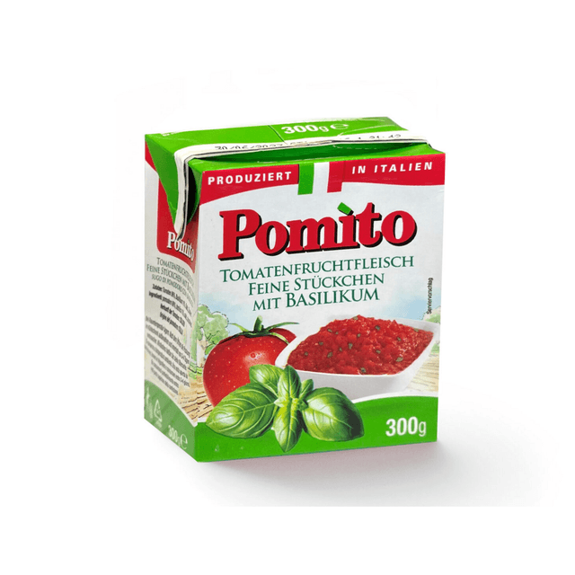 POMITO Tükeldatud tomatid basiilikuga 300g product_info