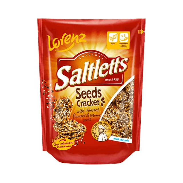 LORENZ SALTLETTS Kreekerid seemnetega 100g vegan product_info