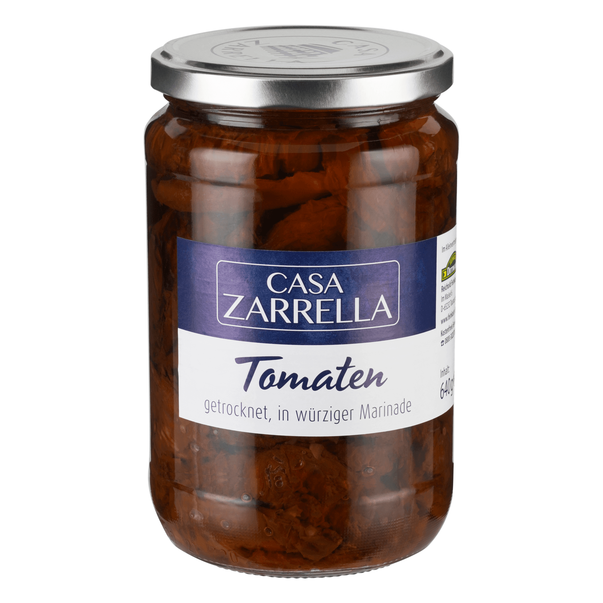 CASA ZARRELLA Kuivatatud tomatid õlis 640g_0