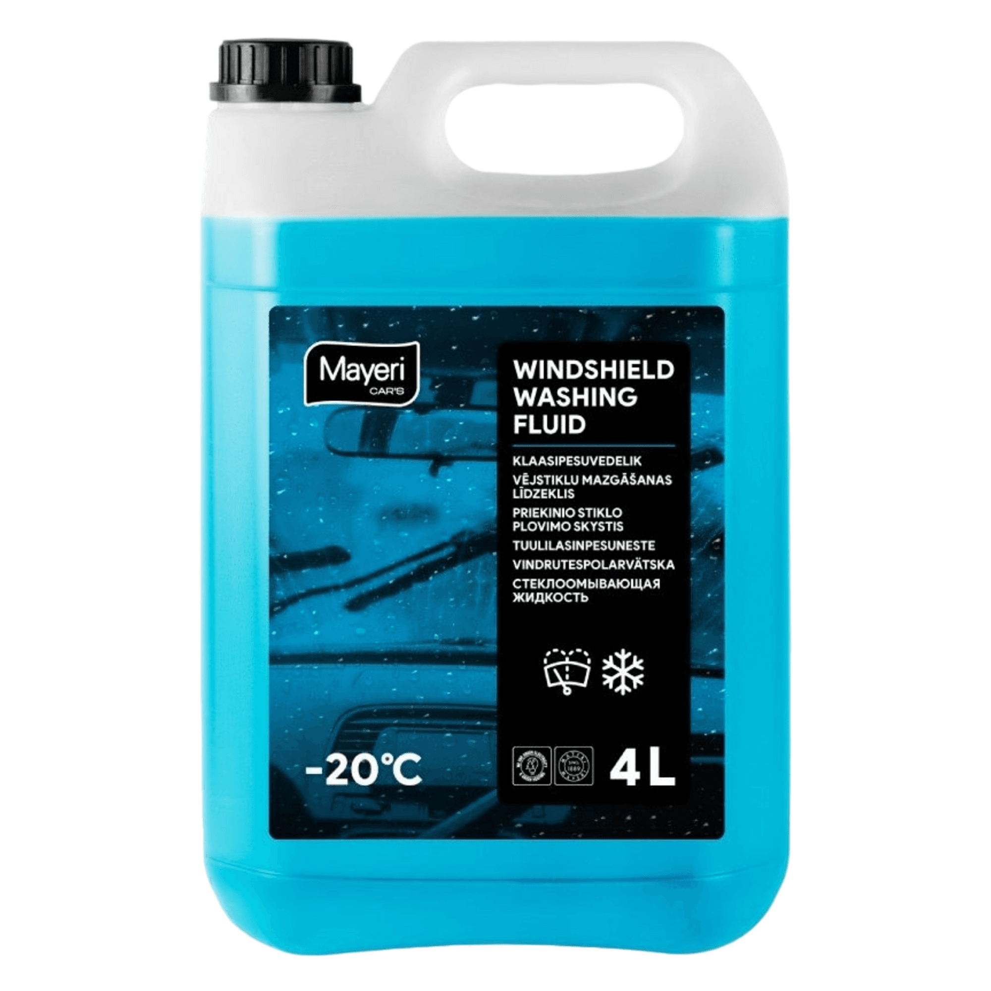 MAYERI CAR`S  Klaasipesuvedelik 4l (-20°,etanooliga)_0
