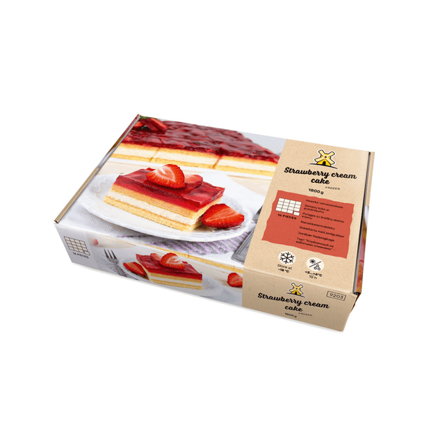 EESTI PAGAR Maasika-vahukoorekook 1,8kg (külm.) laktoosivaba product_info