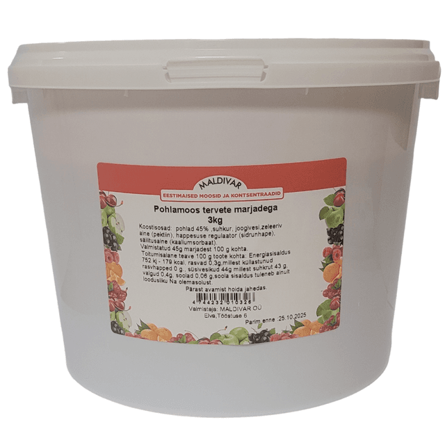 MALDIVAR Pohlamoos tervete marjadega 3kg product_info