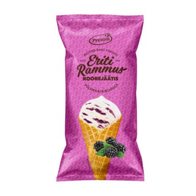 PREMIA Eriti Rammus põldmarjamoosiga koorejäätis 200ml/110g product_info