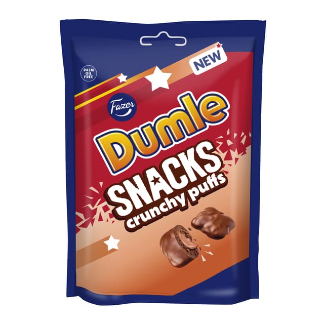 FAZER Dumle Crunchy Snacks kommikott 100g product_info