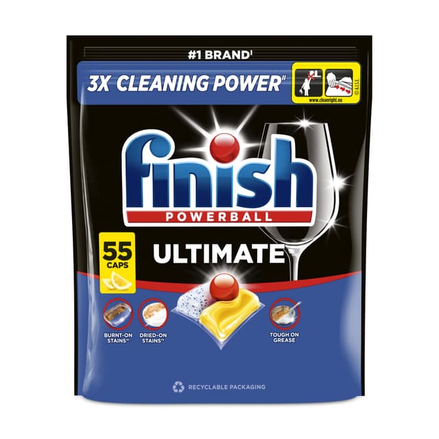 FINISH Ultimate All in1 Nõudepesumasina tabletid Lemon 55tk product_info