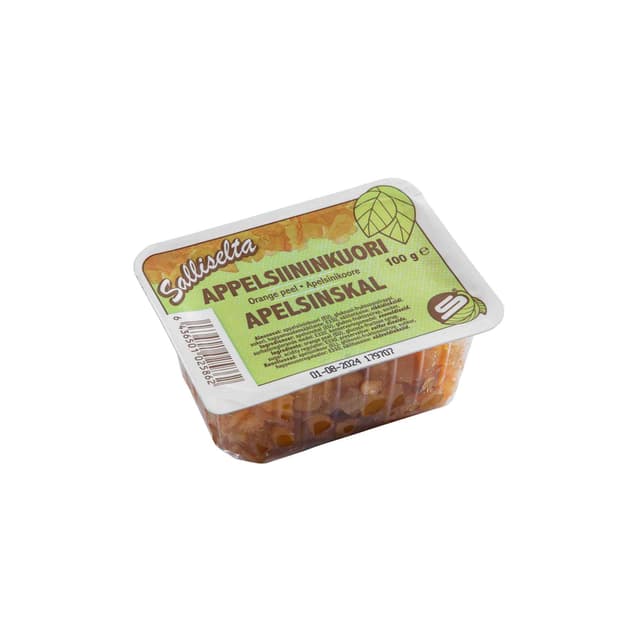 SALLISELTA Apelsinikoore tükid suhkrustatud 100g product_info