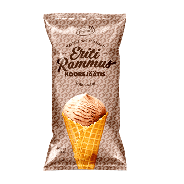 PREMIA Eriti Rammus šokolaadi-koorejäätis 200ml/100g product_info