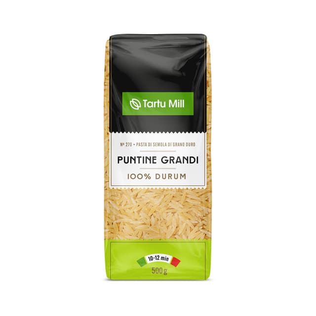 TARTU MILL Puntine 100% durum 500g(riispasta) product_info