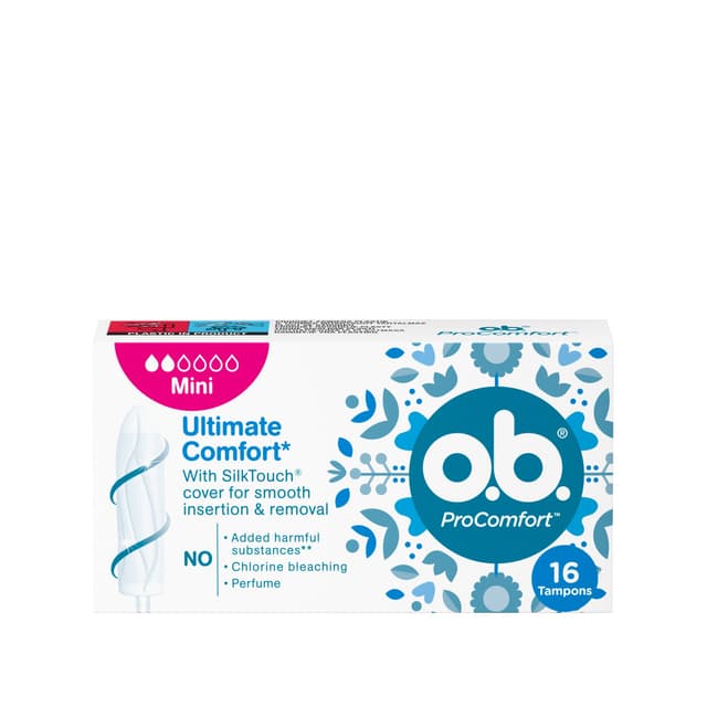 O.B.Tampoonid Pro Comfort Mini 16tk product_info