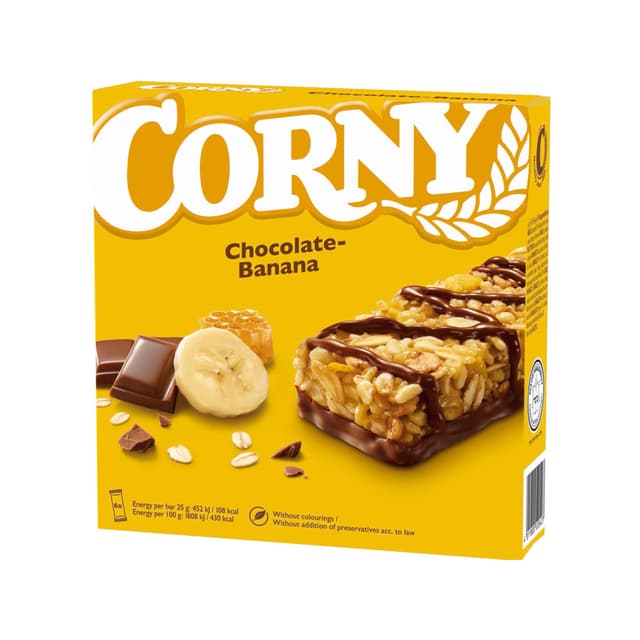 CORNY Müslibatoon šokolaadi-banaani 6x25g product_info