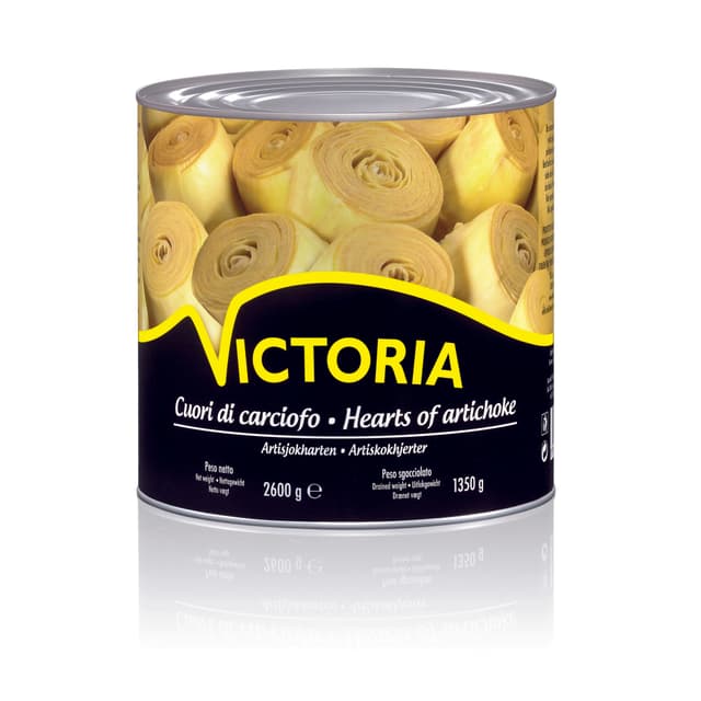 VICTORIA Artišokisüdamed 2,6kg (plekkpurk) product_info