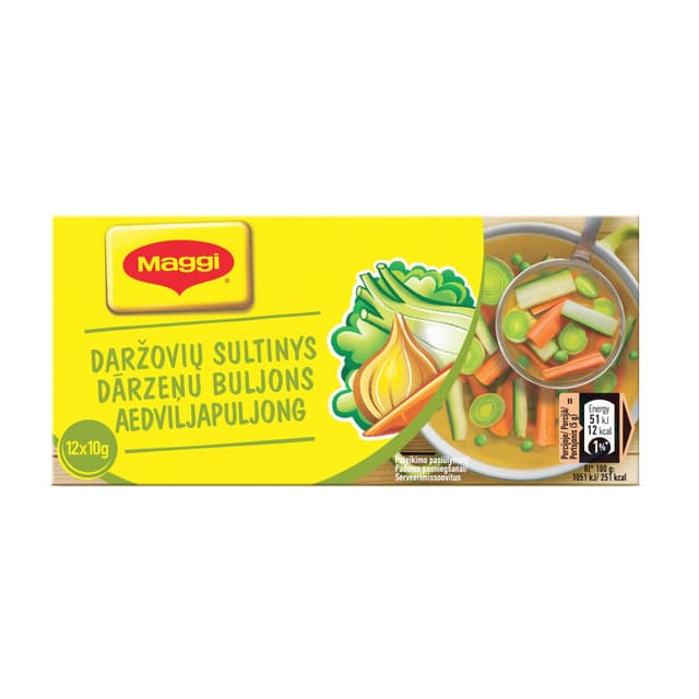 MAGGI Aedviljapuljong 120g (12 kuubikut) product_info