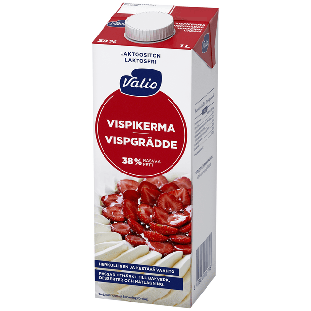 VALIO Vahukoor 38% 1l (kõrgkuumutatud, laktoosivaba) product_info