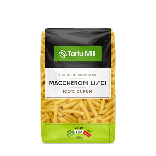 TARTU MILL Maccheroni Lisci 100% durum 500g product_info