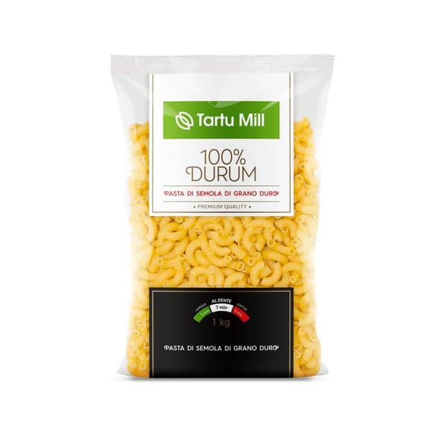 TARTU MILL Cornetti 100% durum 1kg product_info
