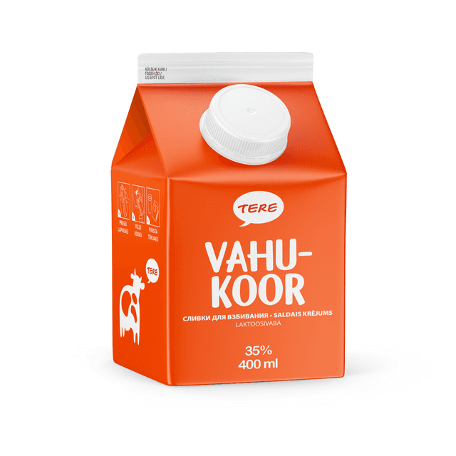 TERE Vahukoor 35% 400ml(laktoosivaba,pure) product_info